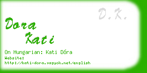 dora kati business card
